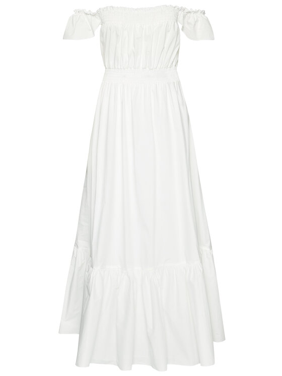 Rinascimento Sukienka letnia CFC0103666003 Biały Regular Fit zdjęcie nr 5