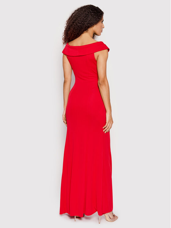 Rinascimento Sukienka wieczorowa CFC0018405002 Czerwony Regular Fit zdjęcie nr 3