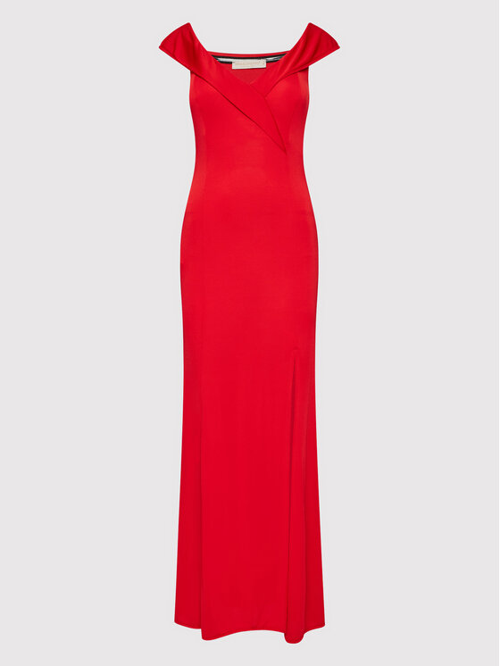 Rinascimento Sukienka wieczorowa CFC0018405002 Czerwony Regular Fit zdjęcie nr 5