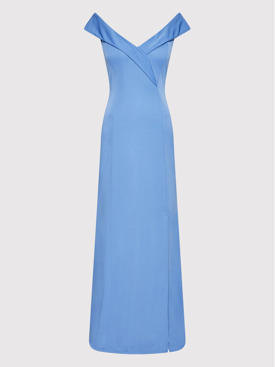 Rinascimento Sukienka wieczorowa CFC0018405002 Niebieski Regular Fit zdjęcie nr 5