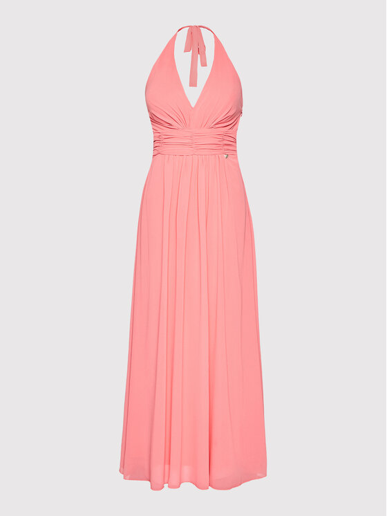 Rinascimento Sukienka wieczorowa CFC0103373003 Różowy Regular Fit zdjęcie nr 5