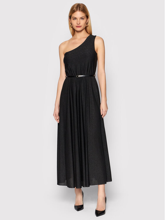 Rinascimento Sukienka wieczorowa CFC0106172003 Czarny Regular Fit