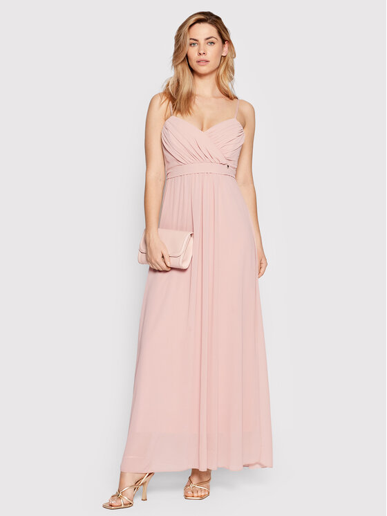 Rinascimento Sukienka wieczorowa CFC0107620003 Różowy Regular Fit zdjęcie nr 2