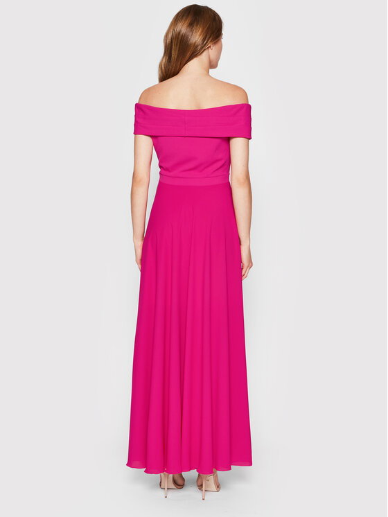 Rinascimento Sukienka wieczorowa CFC0108697003 Różowy Regular Fit zdjęcie nr 3