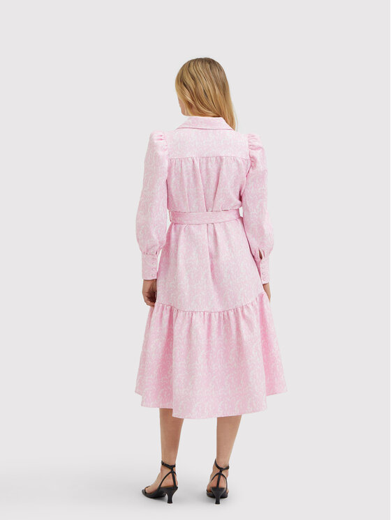 Selected Femme Sukienka codzienna Barbara 16083762 Różowy Regular Fit zdjęcie nr 3