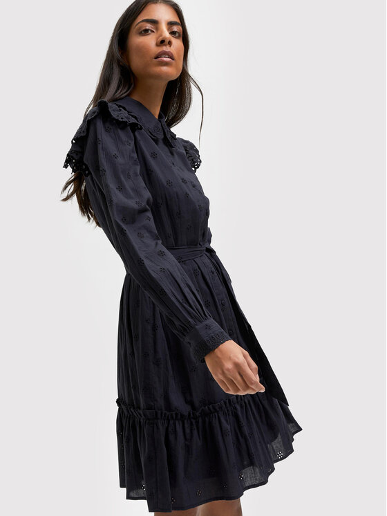 Selected Femme Sukienka koszulowa Brody 16083750 Czarny Regular Fit zdjęcie nr 5
