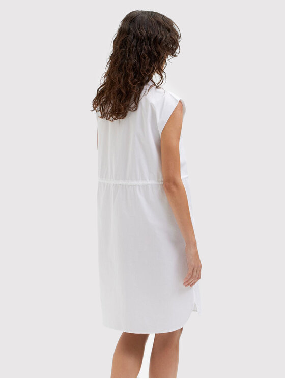 Selected Femme Sukienka koszulowa Kasha 16084486 Biały Regular Fit zdjęcie nr 3