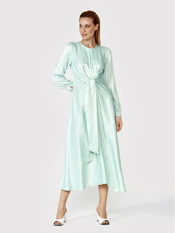 Simple Sukienka codzienna SUD071 Zielony Regular Fit