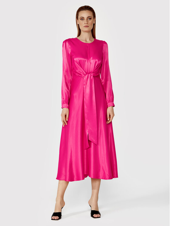 Simple Sukienka codzienna SUD072 Różowy Regular Fit zdjęcie nr 2