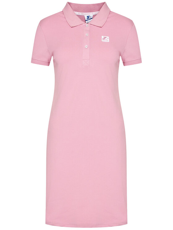 Starter Sukienka codzienna SDG-013-BD Różowy Regular Fit zdjęcie nr 5