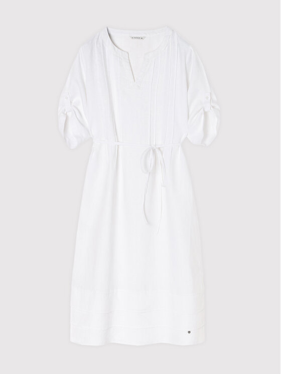 Tatuum Sukienka codzienna Pemo T2212.196B Biały Regular Fit zdjęcie nr 5