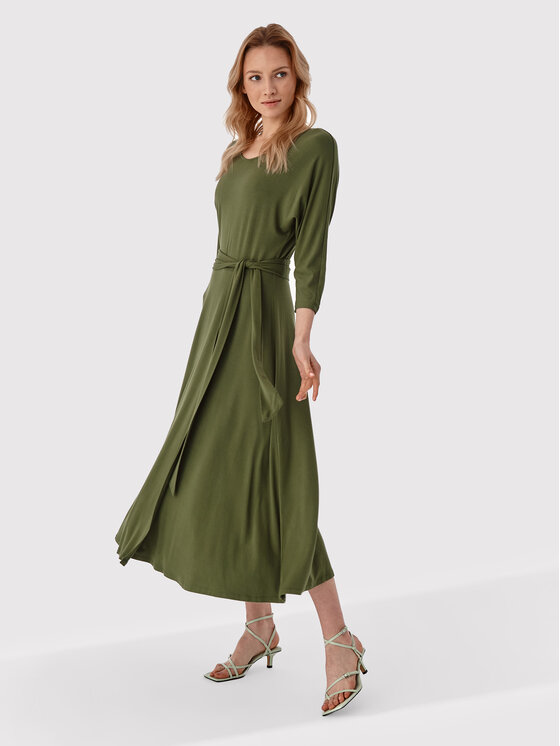 Tatuum Sukienka codzienna Quenicja T2208.413 Zielony Regular Fit zdjęcie nr 2