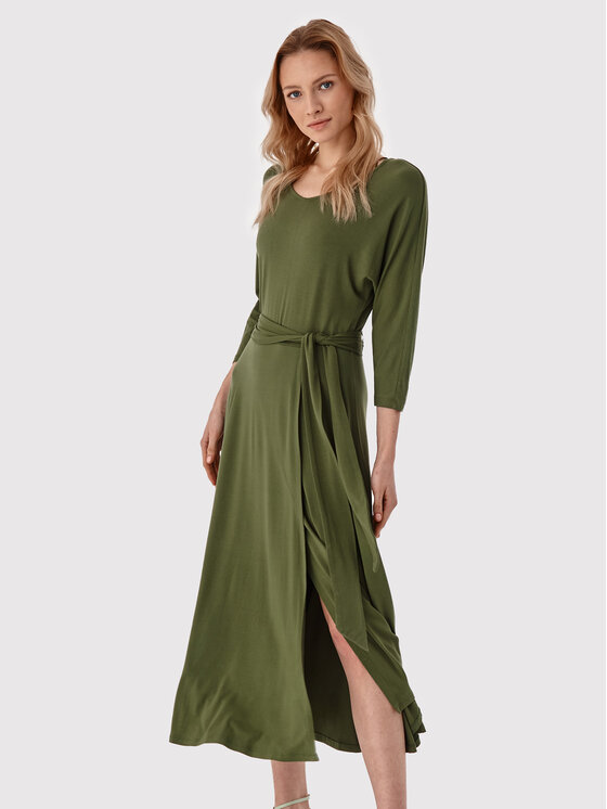 Tatuum Sukienka codzienna Quenicja T2208.413 Zielony Regular Fit