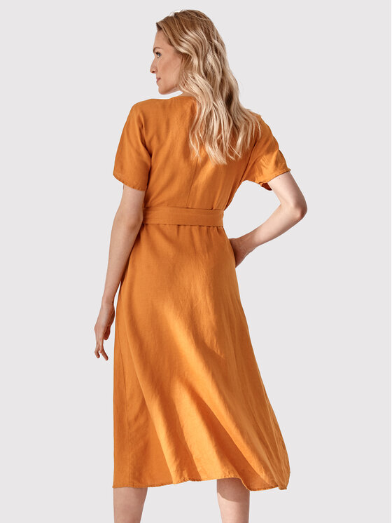 Tatuum Sukienka codzienna Zerwina T2208.416 Pomarańczowy Regular Fit zdjęcie nr 3