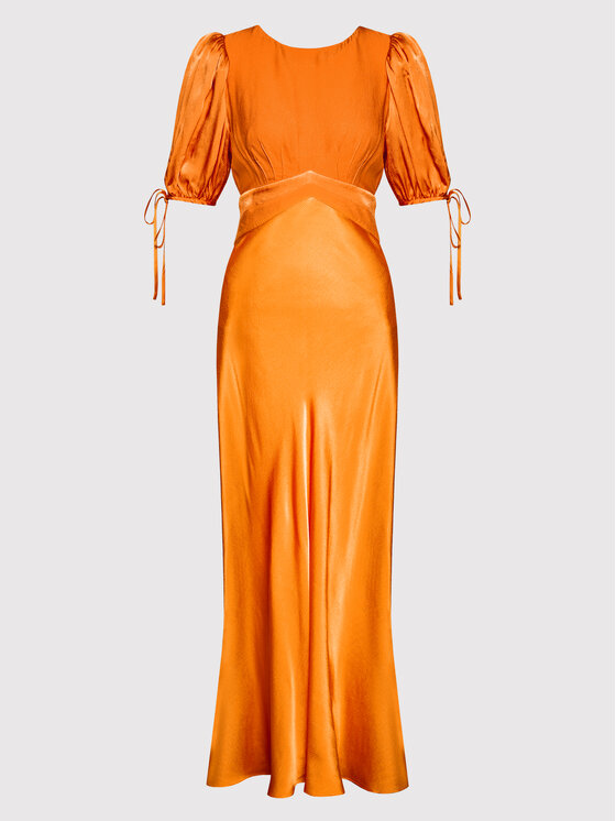 Ted Baker Sukienka koktajlowa Lysette 256623 Pomarańczowy Regular Fit zdjęcie nr 5