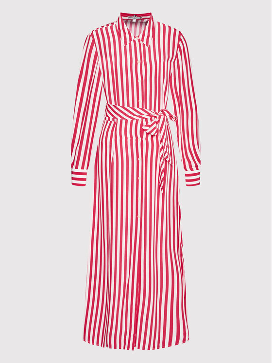 Tommy Hilfiger Sukienka koszulowa WW0WW35344 Różowy Regular Fit zdjęcie nr 5