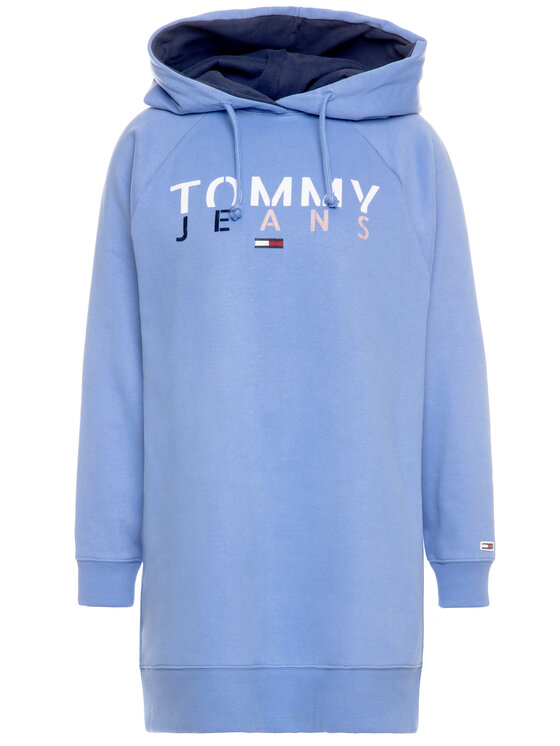 Tommy Jeans Sukienka dzianinowa Logo DW0DW07598 Regular Fit