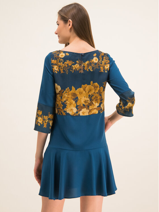 TWINSET Sukienka codzienna 192TT2265 Niebieski Regular Fit zdjęcie nr 3