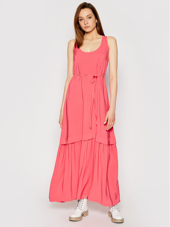 TWINSET Sukienka codzienna 211TT2168 Różowy Regular Fit