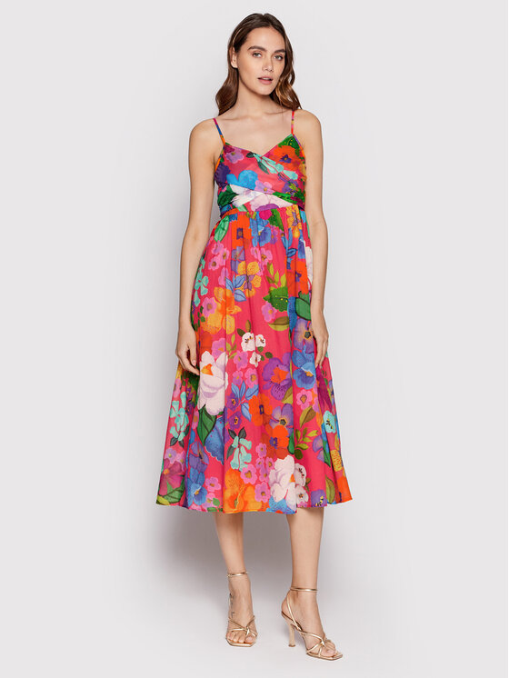 TWINSET Sukienka letnia 221TT2301 Kolorowy Regular Fit