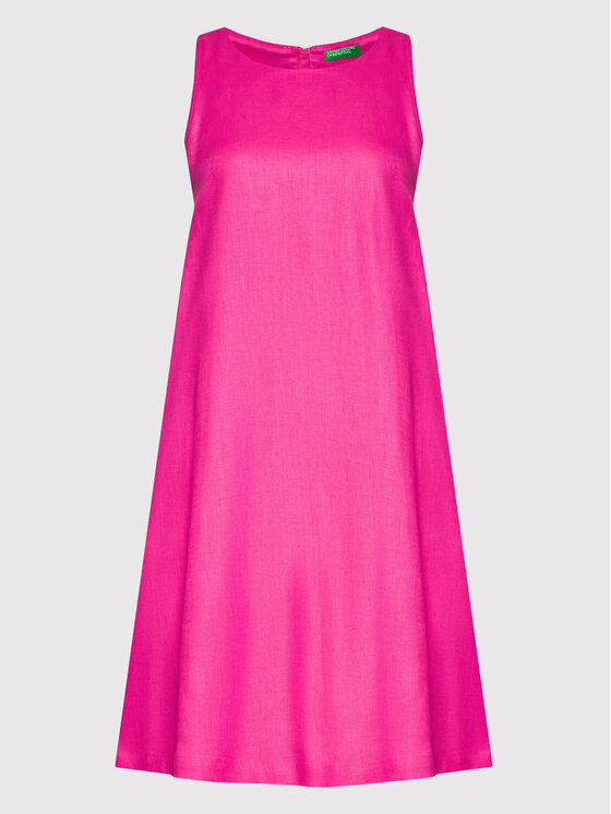 United Colors Of Benetton Sukienka codzienna 4AGH5VC73 Różowy Relaxed Fit zdjęcie nr 5