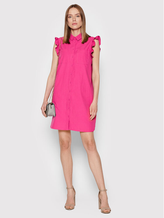 Vero Moda Sukienka koszulowa Signe 10265332 Różowy Regular Fit zdjęcie nr 2
