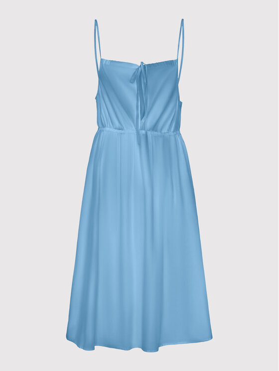 Vero Moda Sukienka letnia Joa 10260727 Niebieski Regular Fit