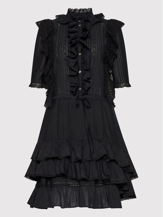 Zadig&Voltaire Sukienka koktajlowa Ranky Tomboy WWDR00005 Czarny Regular Fit zdjęcie nr 5