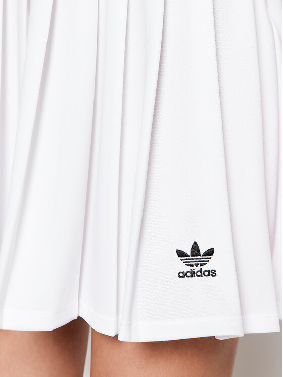adidas Spódnica plisowana HG6305 Biały Regular Fit zdjęcie nr 4