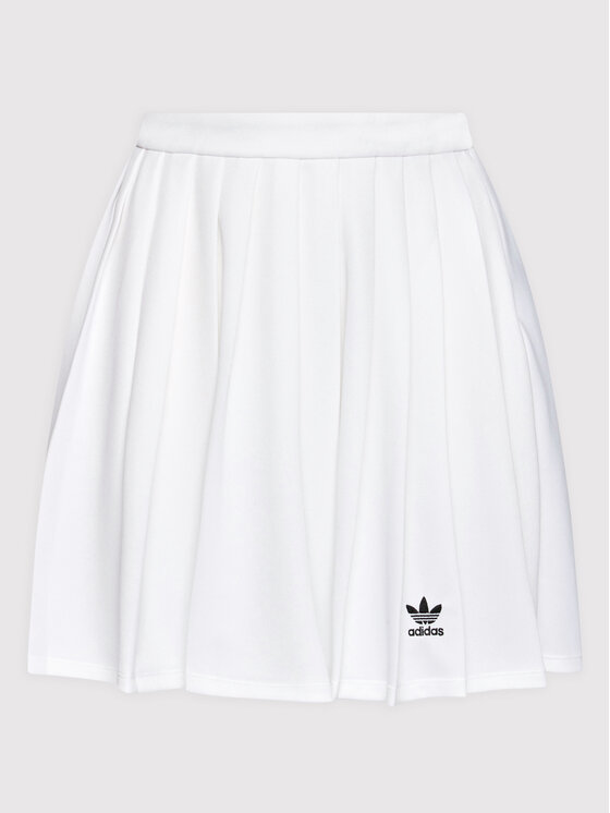adidas Spódnica plisowana HG6305 Biały Regular Fit zdjęcie nr 5