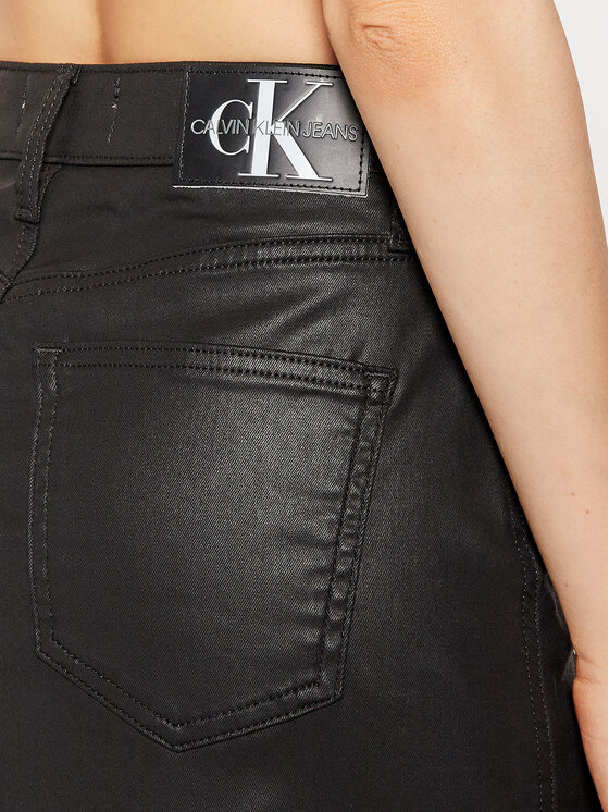Calvin Klein Jeans Spódnica mini J20J217156 Czarny Regular Fit zdjęcie nr 4
