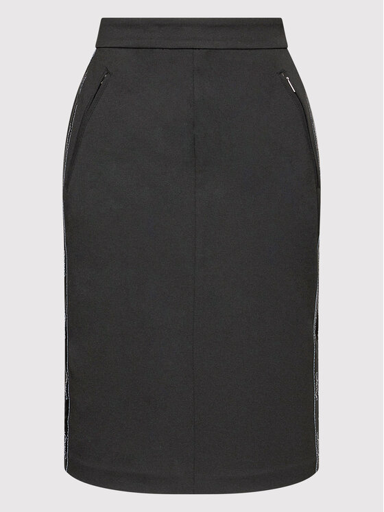 Calvin Klein Spódnica ołówkowa Milano K20K203403 Czarny Regular Fit zdjęcie nr 5
