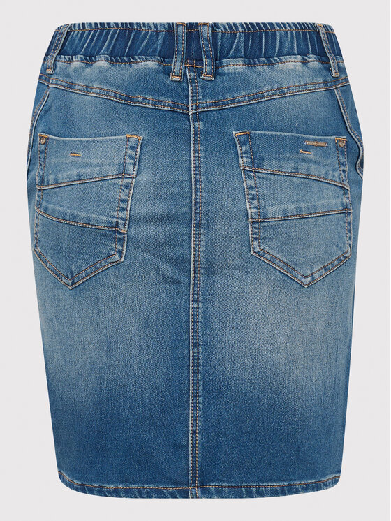 Cream Spódnica jeansowa Dinja 10610186 Granatowy Regular Fit zdjęcie nr 2
