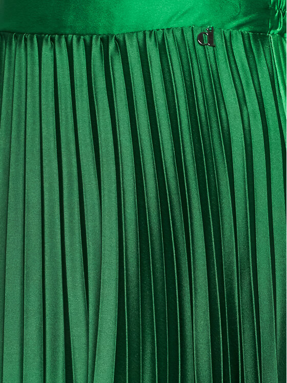 Dixie Spódnica plisowana G836U015A Zielony Regular Fit zdjęcie nr 3