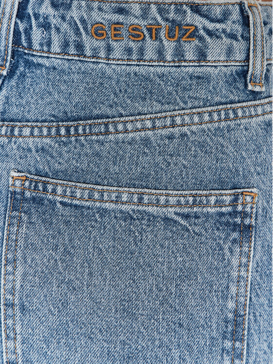 Gestuz Spódnica jeansowa Denagz 10905918 Niebieski Regular Fit zdjęcie nr 4