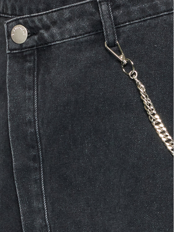 Glamorous Spódnica jeansowa TM0638 Czarny Regular Fit zdjęcie nr 3