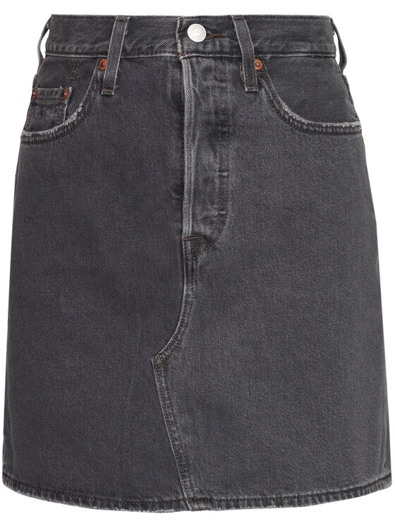 Levi's® Spódnica jeansowa Decon Iconic 77882-0018 Czarny Regular Fit zdjęcie nr 5