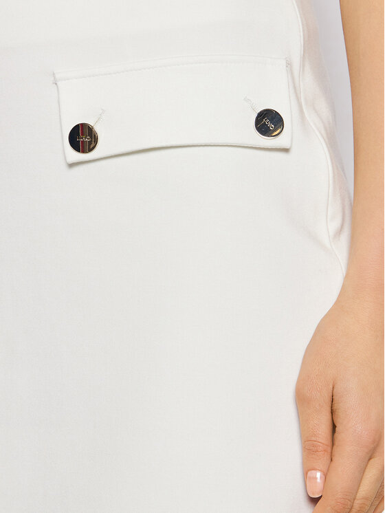 Liu Jo Spódnica mini CA2081 J1881 Biały Regular Fit zdjęcie nr 4