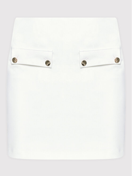 Liu Jo Spódnica mini CA2081 J1881 Biały Regular Fit zdjęcie nr 5