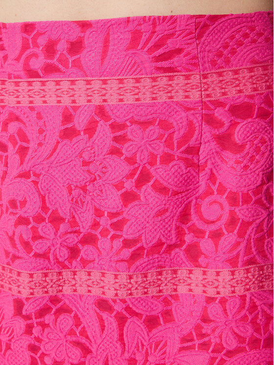 NAF NAF Spódnica mini Cybele THNJ81A Różowy Regular Fit zdjęcie nr 4