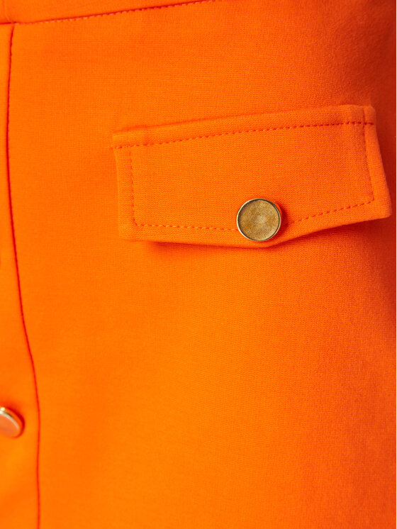 NAF NAF Spódnica mini Mona THNJ73A Pomarańczowy Regular Fit zdjęcie nr 4