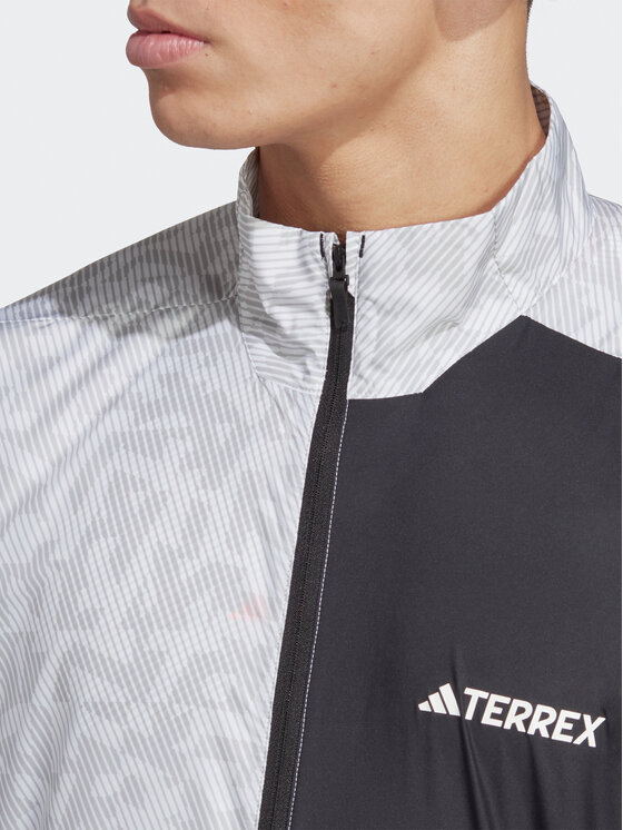 adidas Wiatrówka Terrex Trail Running Windbreaker HZ1299 Biały Regular Fit zdjęcie nr 4