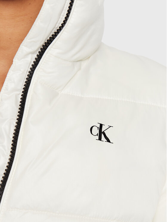 Calvin Klein Jeans Kurtka puchowa J20J220332 Biały Regular Fit zdjęcie nr 5