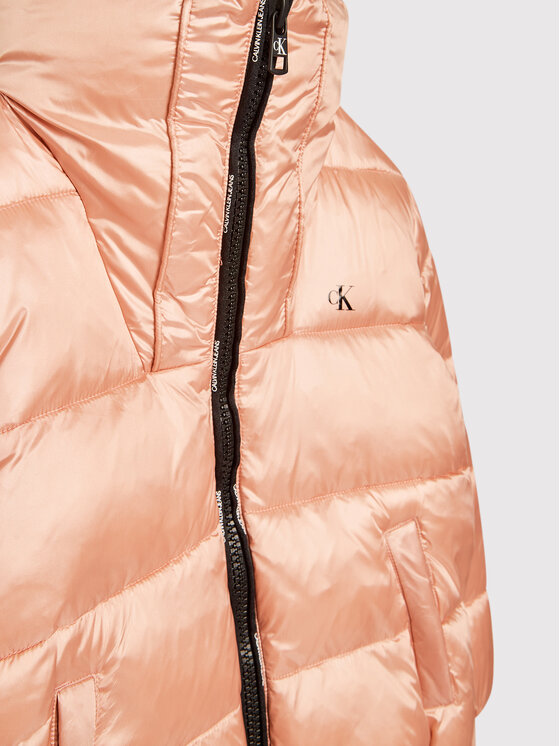 Calvin Klein Jeans Kurtka puchowa Packable Puffer IG0IG01170 Różowy Regular Fit zdjęcie nr 4