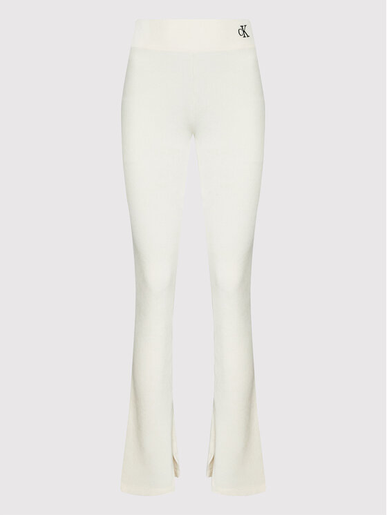 Calvin Klein Jeans Spodnie materiałowe J20J217788 Beżowy Slim Fit zdjęcie nr 5