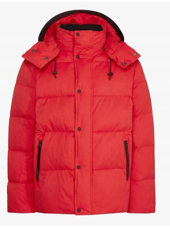 Calvin Klein Kurtka zimowa K10K104428 XA9 Czerwony Regular Fit