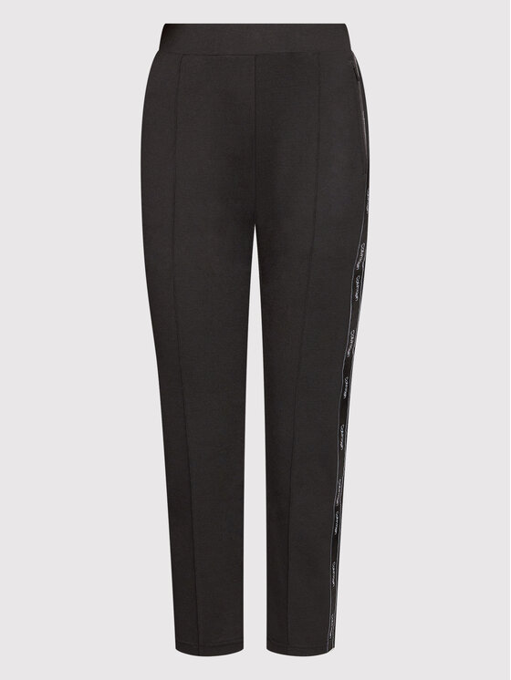 Calvin Klein Spodnie dresowe Milano Logo K20K203165 Czarny Regular Fit zdjęcie nr 5
