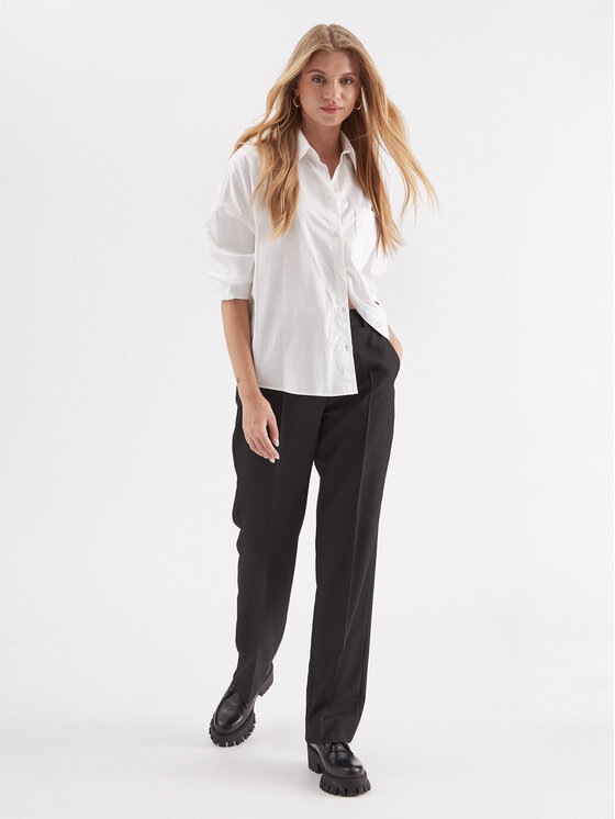 Calvin Klein Spodnie materiałowe Essential K20K206879 Czarny Slim Fit zdjęcie nr 2