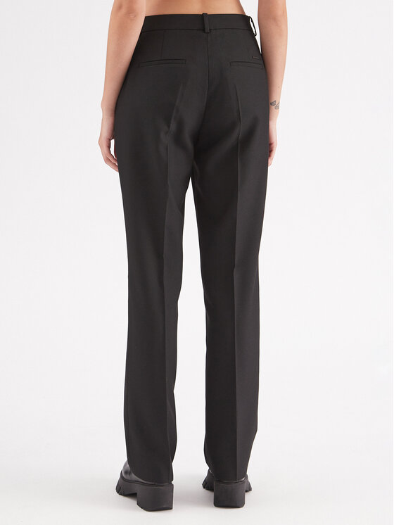Calvin Klein Spodnie materiałowe Essential K20K206879 Czarny Slim Fit zdjęcie nr 3