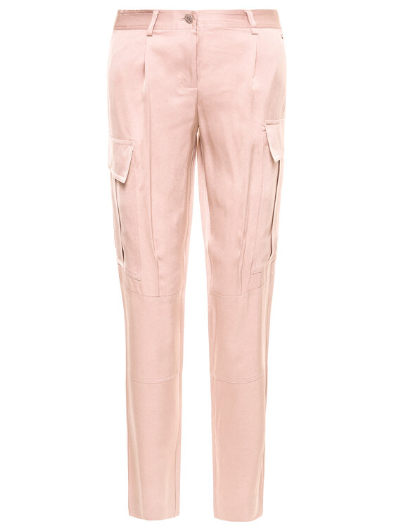 Calvin Klein Spodnie materiałowe Soft Cargo K20K201768 Różowy Regular Fit zdjęcie nr 5